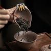 Coarse Pottery Tea Scoop Traditional Tea Leaf Holder Chahe Shovel Awakening Tea Ladle Oolong Tea Chinese Tea Set Collection Gift
