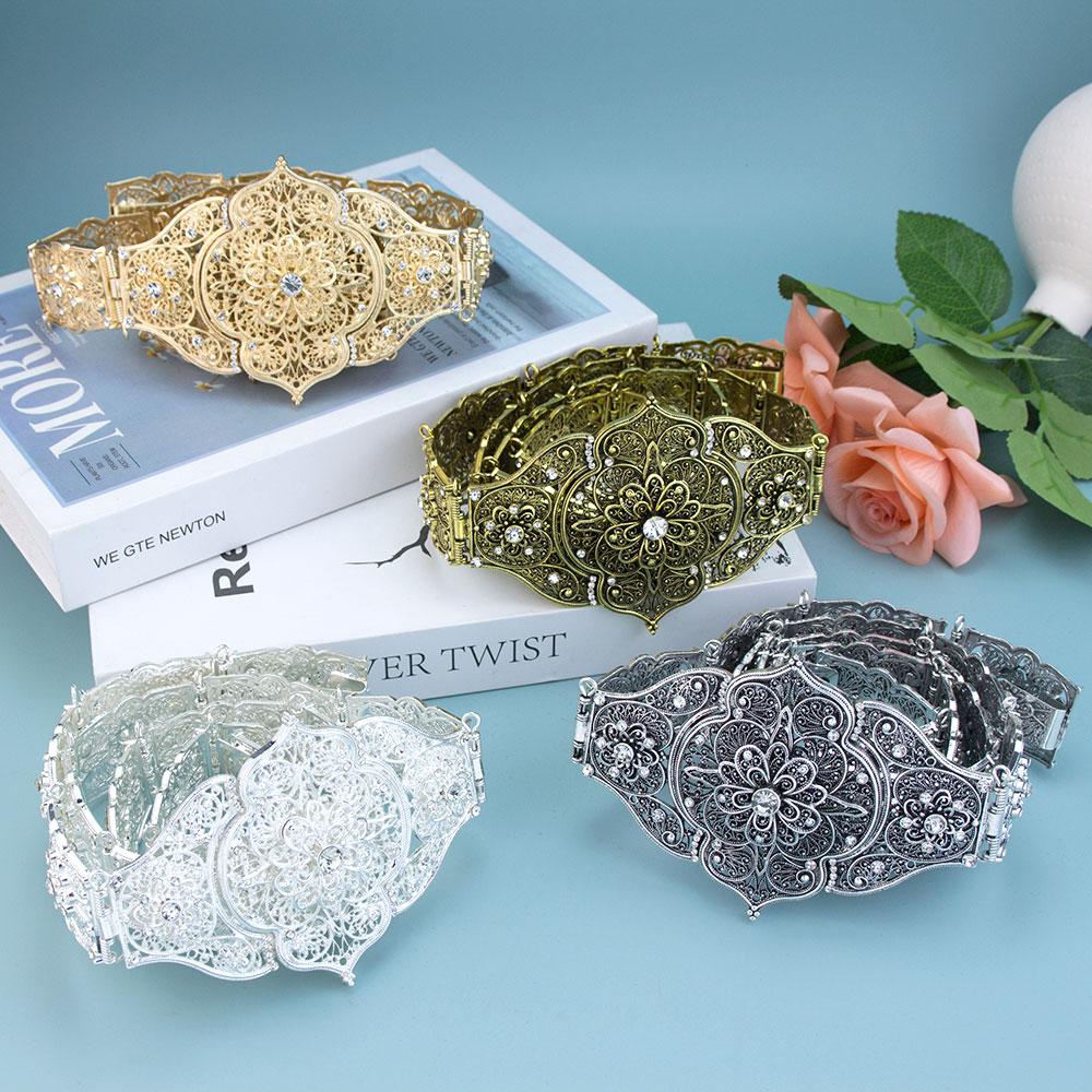 Poyasa темно-золотой цвет кавказский женский пояс свадебные украшения традиционный арабский кафтан халат цепочка на талию регулируемая длина