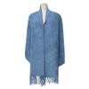 Foreign Trade Plaid Solid Color Mink Long-Sleeved Shawl Women'S Warm Jacquard Double-Sided Shawl Knitted Cape