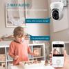 Камера видеонаблюдения HD 1080P WiFi с полноцветным ночным видением и отслеживанием людей