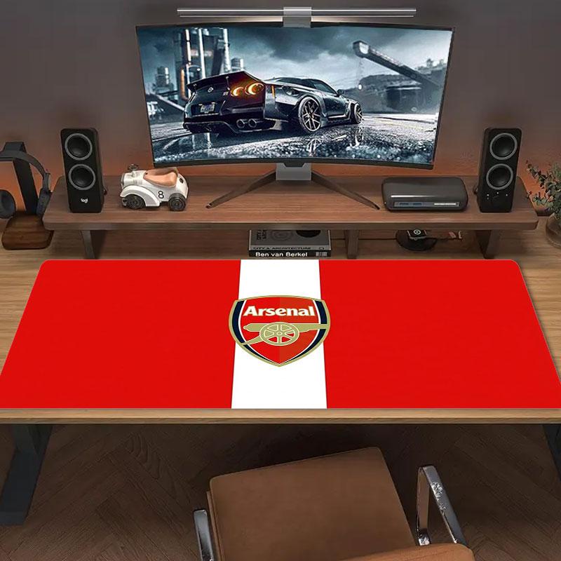 Arsenal F Large Size Mouse Pad Large Gaming Table Cushion Non-slip Laptop Tablet Big Mousepad XXL Mat Mini PC Playmat With Lock edge
