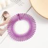 Teeth Headband Flexible Circle Headband Full Circle Wavy Hair Hoop Stretch Flexible Comb  Women
