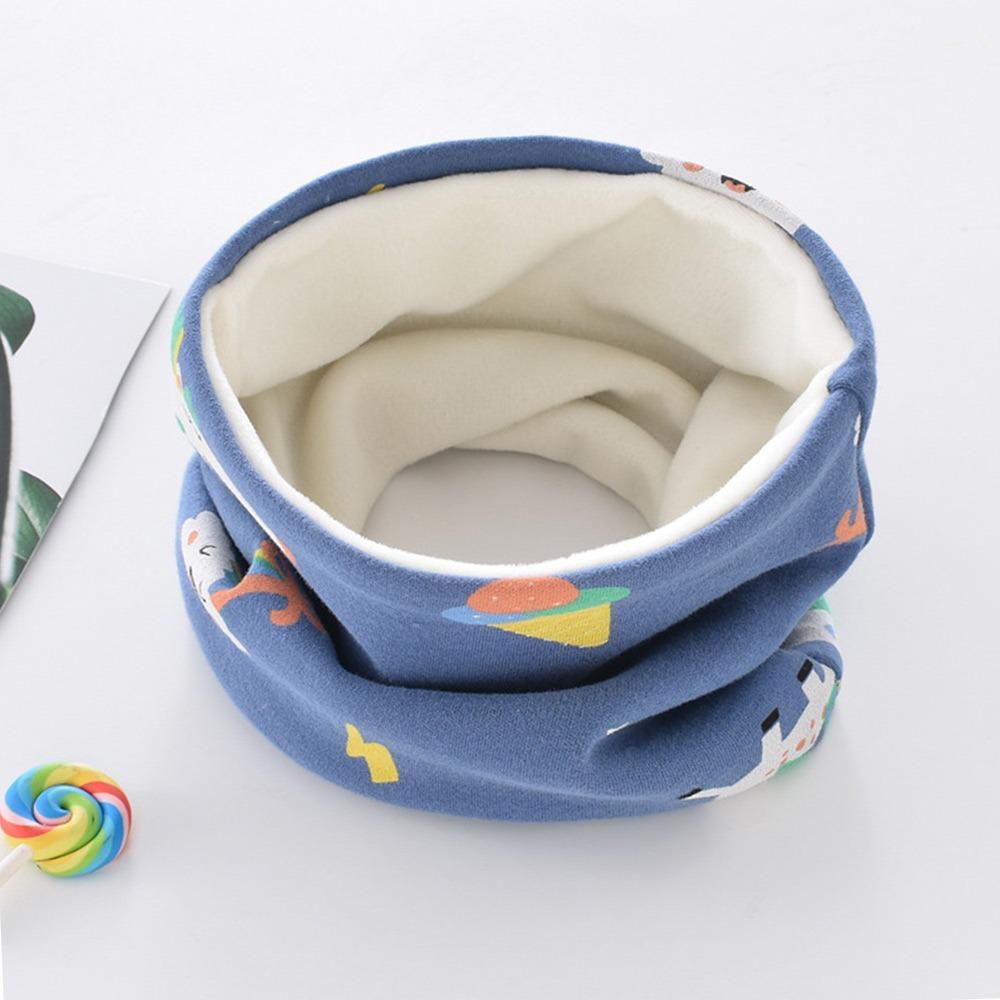 0-16 лет Детский зимний шарф на флисовой подкладке Утолщенный шейный платок для мальчиков и девочек