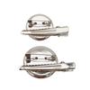 Set of 50 Round Disc Brooch Clip Stylish Hair Clip Accessories Jewelry Making Components Artistic Pin Crafting Tool