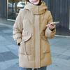 Casual Winter Coats for Women Thick Warm Short Parkas Hooded Elegant Loose Outerwears Lady Jackets