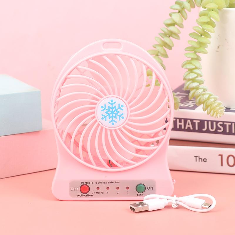 1шт вентилятор охлаждения портативный перезаряжаемый светодиодный вентилятор воздушного охлаждения мини-настольный вентилятор