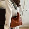 Bohemian Style Large Capacity Ladies Shoulder Bag, Vintage Wide Strap Crossbody Bag, Casual Commuter Bag