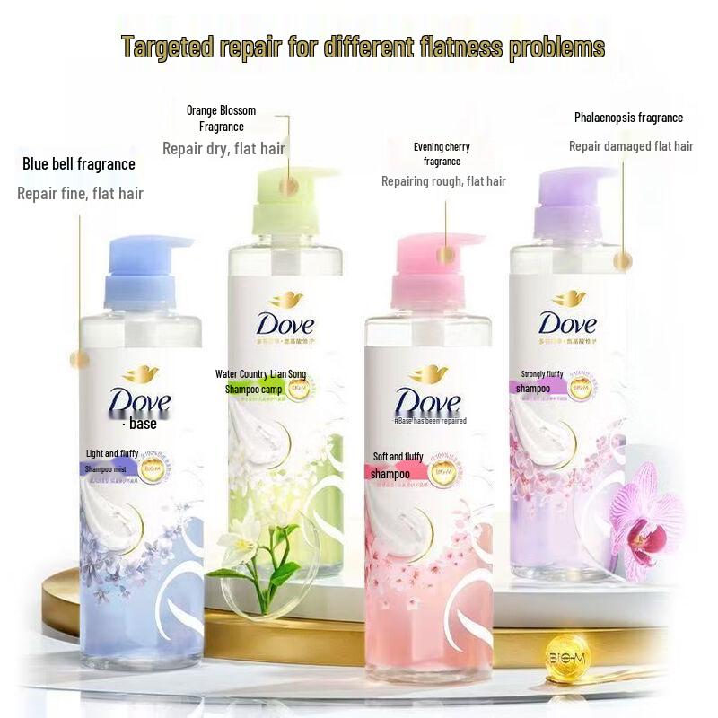 DOVE Бессиликоновый шампунь для объема с аминокислотами