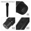ABOOFAN Fake Microphone, Black Plastic Model, Pretend Play Microphone for Singing, Speech, Rock Star Props, for Boys and Girls, Role Play