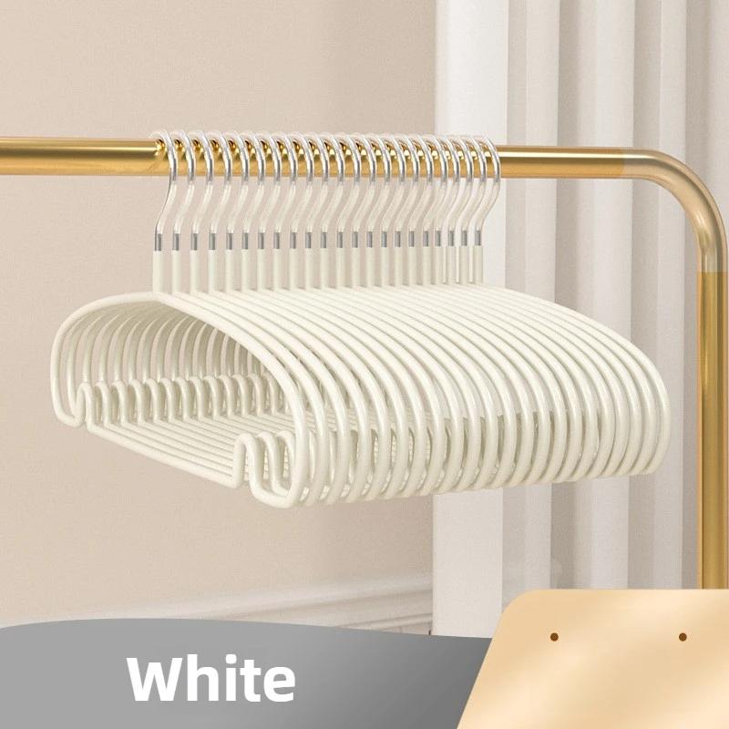 10PCS Simple Clothes Hanger Non Slip Dormitory Household Clothes Hanging To Prevent Clothes Deformation Storage