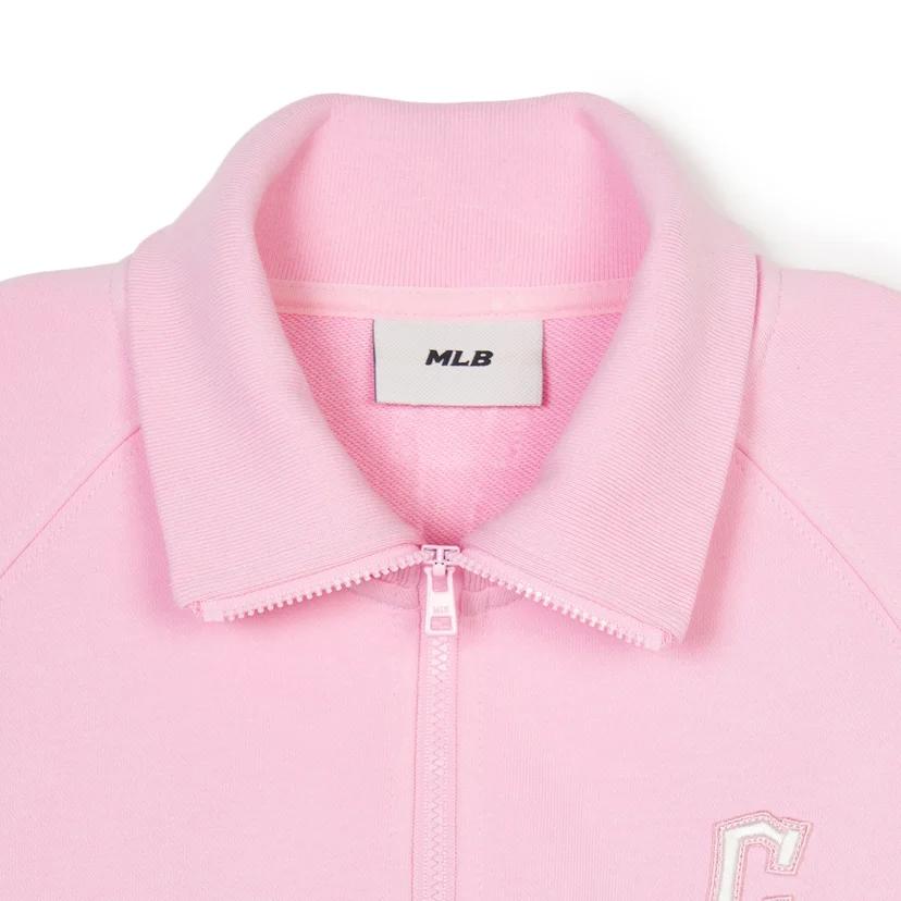 New MLB SS24 Cleveland Guardians Sweatshirt Women's Pink 3FMTB0341-45PKL