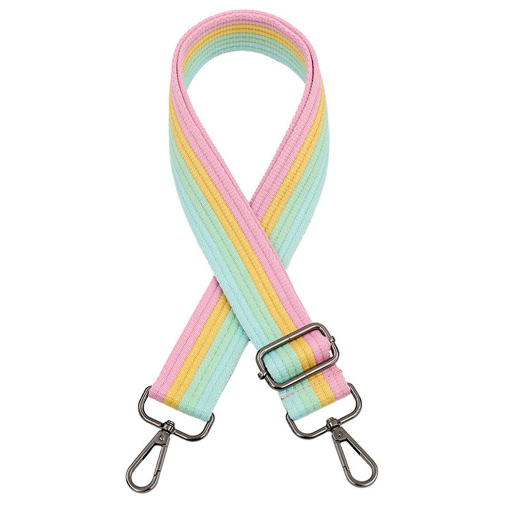 Удлиненный ремень для замены плечевой сумки Стильный и прочный волоконный ремень-слинг Многоцветный ремень для сумки Легкий для девочек