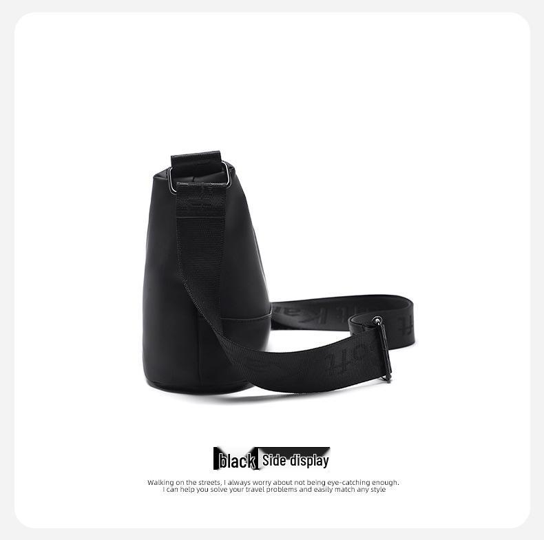 2025 Мужская Модная Сумка Кроссбоди в Корейском Стиле: Повседневный, Вместительный Рюкзак через плечо с несколькими отделениями