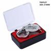 10-30X Pocket Loupe Magnifier Jewelry Magnifying Glass Foldable Diamond Lupa Triplet Jewelers Eye Glass Tool Reading Magnifier
