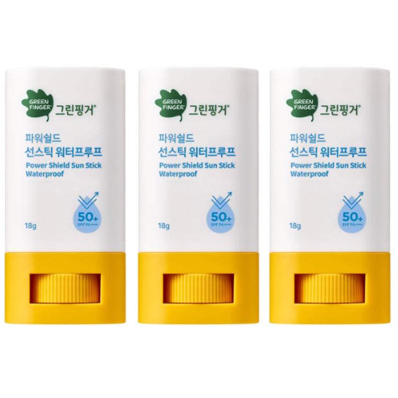 Green Finger Suncreen Stick - Power Shield Sun Stick водостойкий SPF50+/PA++++ 18г (3 варианта)