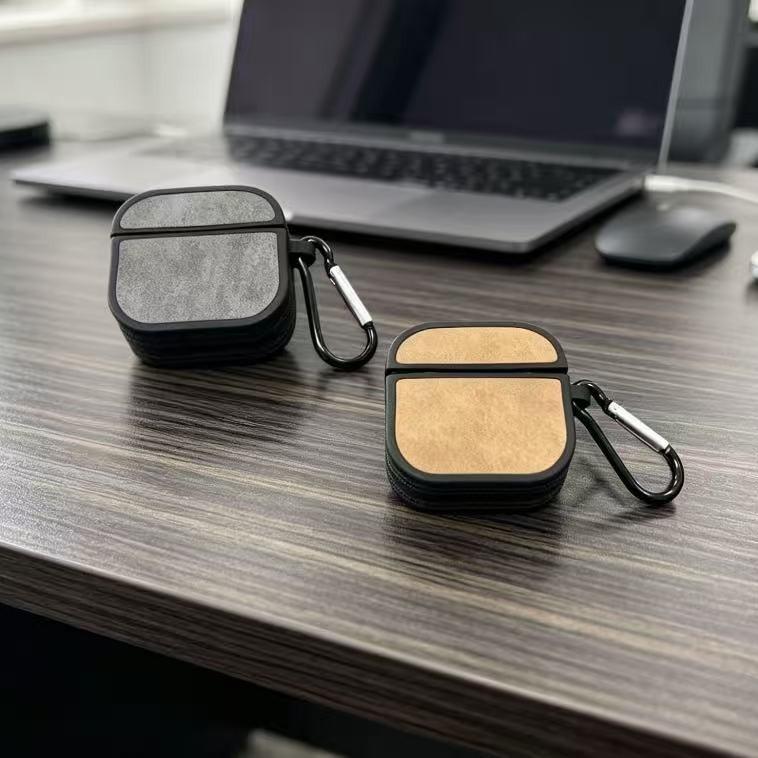 Подходит для чехла Apple AirPods1 с кожей, флип-чехла с мехом, беспроводного Bluetooth-чехла Apple pro1