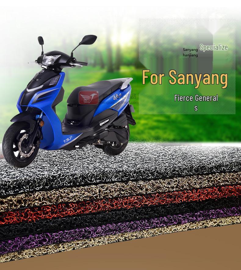 Compatible Silk Ring Foot Pad for SYM Hanjang S 125CC XS-125T-21 EFI Motorcycle