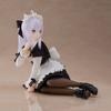Аниме Элайна Фигурка Странствующая Ведьма Путешествие Черная Кошка Горничная Платье Сидящая Поза ПВХ Модель Игрушка