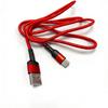 1м плетеный нейлоновый USB-C кабель для зарядки Android-телефонов