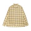 2024 Plaid Long Sleeve Shirt Japanese Hong Kong Style Ins Loose Shirt Boys Summer Trendy Versatile Casual Coat