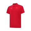 Li Ning Спортивный Повседневный Слава Национальный Флаг Красный Быстросохнущий Короткий Рукав Поло Мужское поло APLU075-2