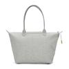 Longchamp Le Pliage Fashion Casual Logo Cotton Tote Bag Women tote Gray 1899HEA112