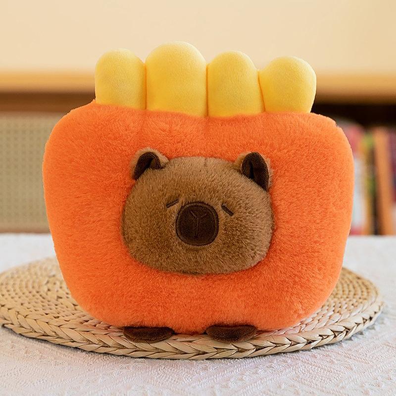 20-25 см плюшевая игрушка-трансвестит капибара мягкая мягкая имитация животных милая кукла мультфильм милое украшение для дома для девочек подарок