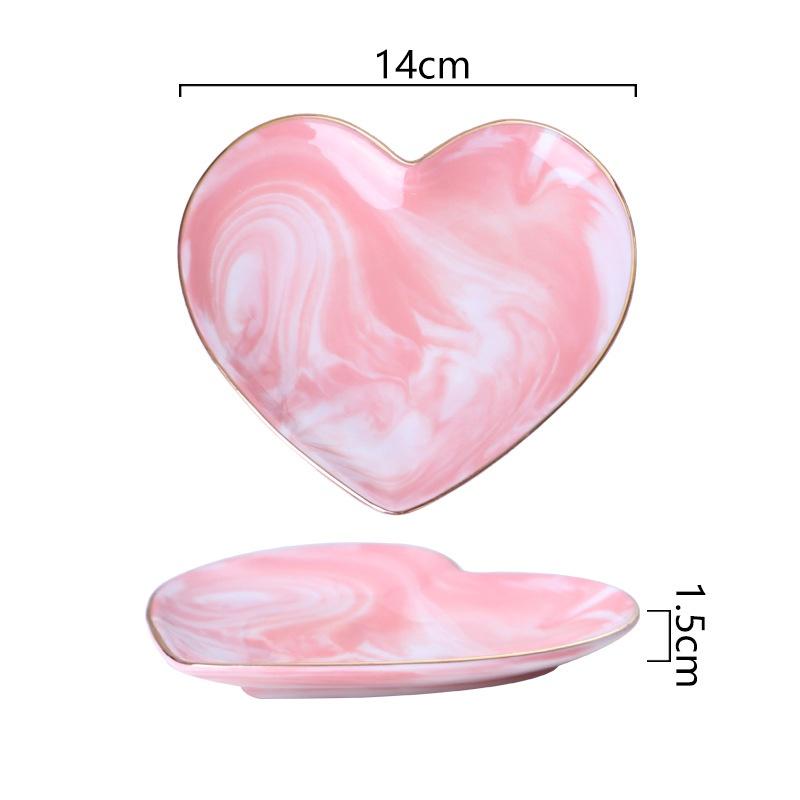 Креативная мраморная керамическая тарелка тарелка для десерта еда тарелка ювелирное кольцо ожерелье блюдо поднос