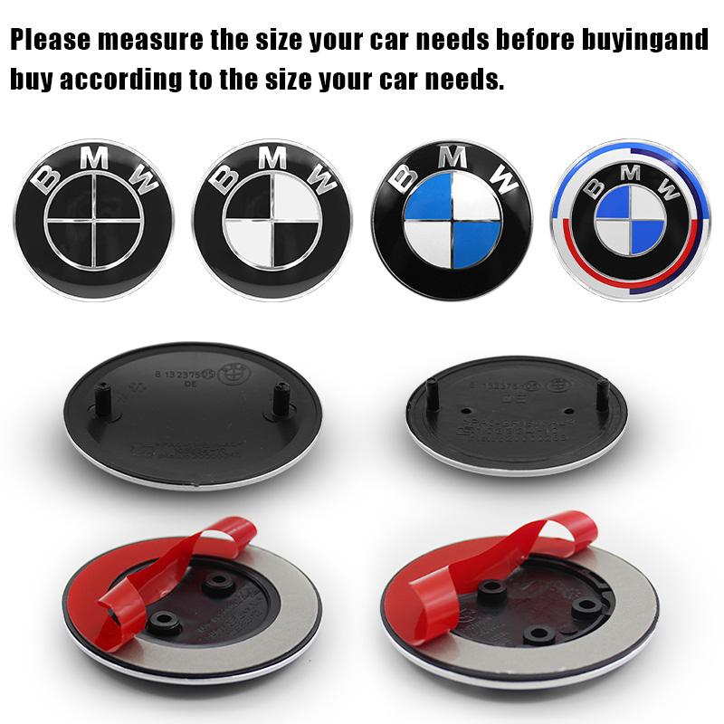 74mm or 82mm rear trunk signs, for BMW F18 F10 E64 E63 E60 E52 E83 E46 E92 E90 E84 E93 G03 F20 X5 X1 front trunk signs.