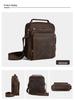 Мужской модный портфель и сумка через плечо из натуральной кожи - Винтажный Crazy Horse на плечо и рюкзак