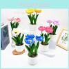 Multicolor Simulation Corn Poppy Potted Artificial Flower Desktop Ornament