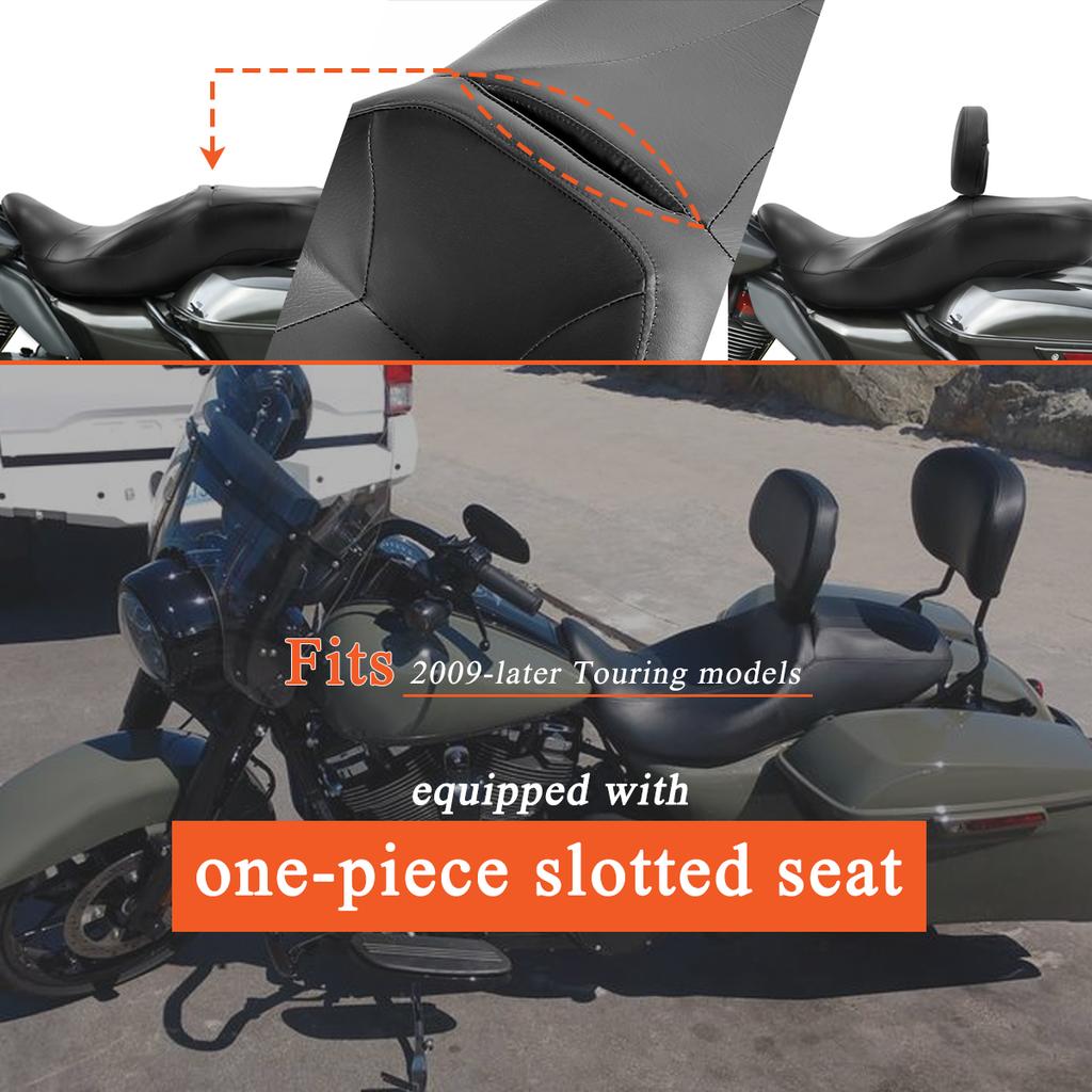 Мотоциклы Переднее Сиденье Водителя Подушка Спинки Регулируемая Для Harley Davidson Touring Road King Street Electra Glide 2009-2025