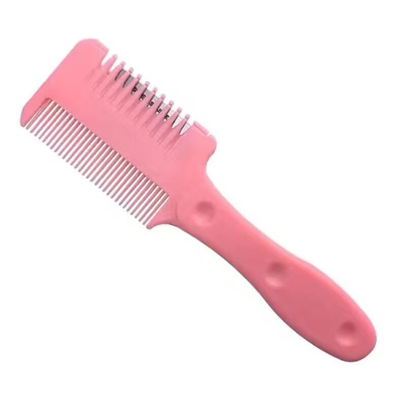 2 в 1 триммер для стрижки волос парикмахерская расческа для дома машинка для стрижки челки филировочная ручка щетка с бритвой съемные инструменты для укладки