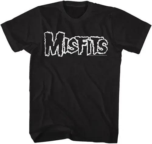 2026 Новая Мода Панк Стиль Misfits Футболка Ретро Уличный Принт Череп Мужская Женская Футболка Хип-Хоп Уличная Одежда Оверсайз Футболка