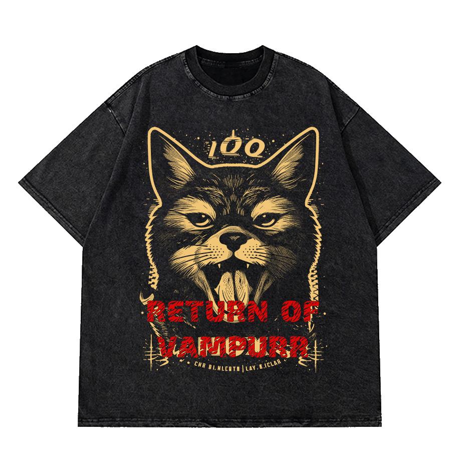 The Return Of Vampurr TShirt Men O Neck cool summer T Shirts Short Sleeve Tees fashion Tops