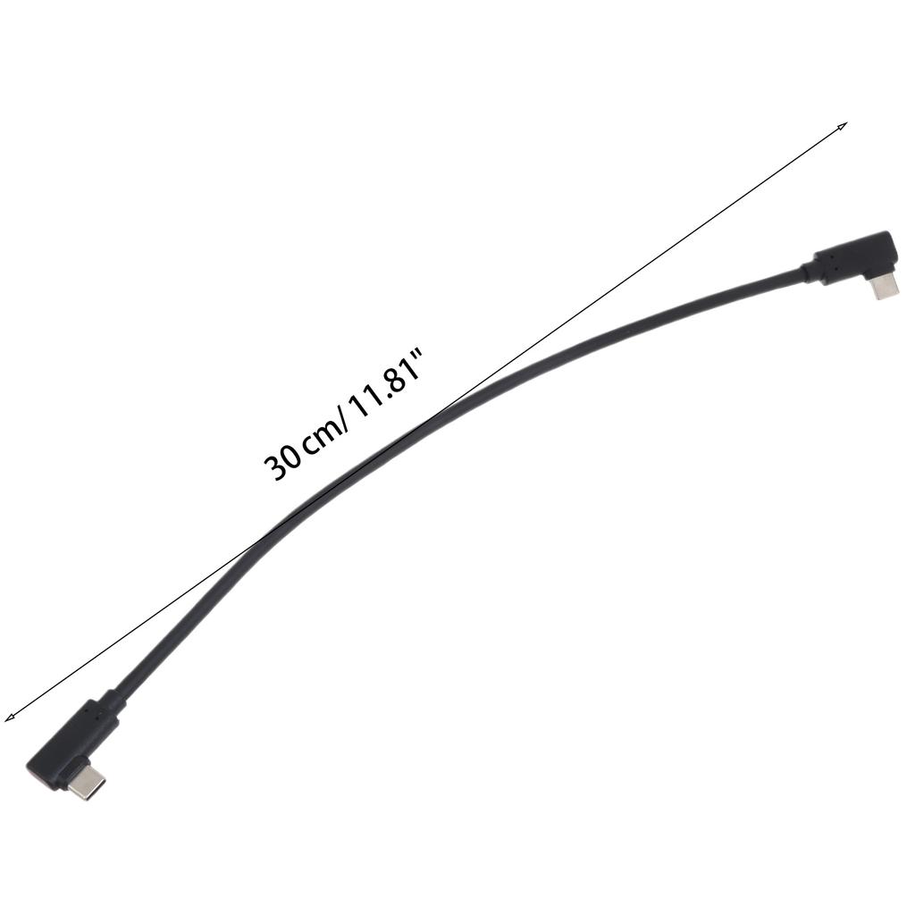 Кабель USB C - USB C, зарядный кабель 60 Вт 10 Гбит/с, быстрая зарядка, двойной угол 90°, кабель Type C - Type C, кабель для передачи данных