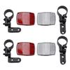 2pcs Bicycle Reflector ABS Brackets Night Shelf Reflector