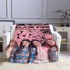 Idol Blanket Blackpink Group Pink 3d Digital Print Flannel Supplies Blanket