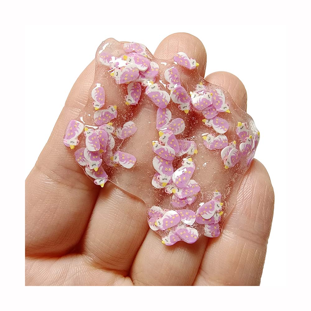 Cartoon Horse Unicorn Polymer Clay Sprinkle for Kids DIY Craft Clay Nail Art Slice DIY Craft Filler Scrapbook Decoration