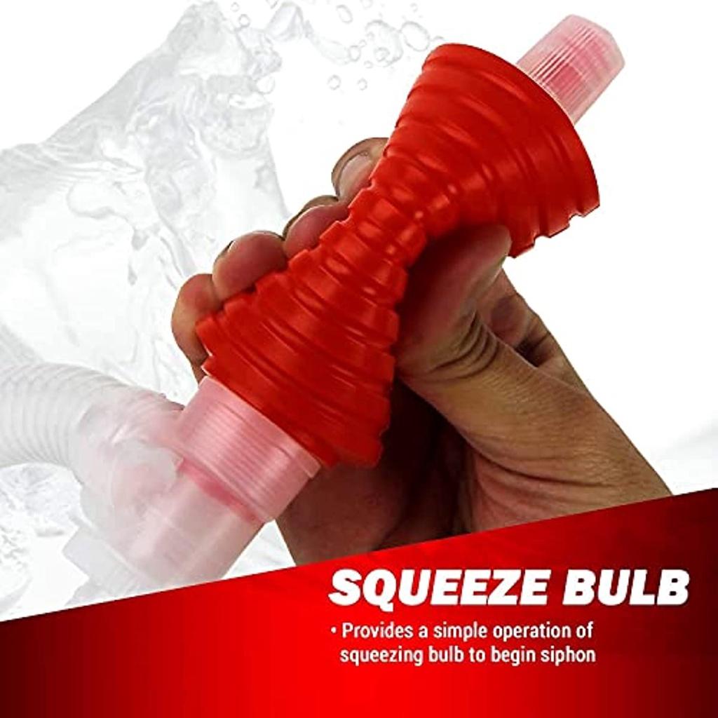 Сифонный насос для перекачки жидкости/топлива — большой сифон для газонокосилок и ручной перекачки бензина, воды, спирта и многого другого!