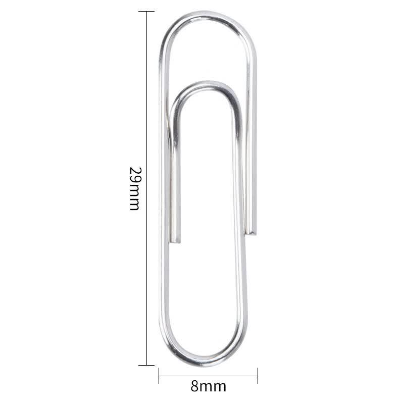 Deli 0018 Nickel-Plated Anti-Rust Paperclips