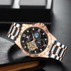 AOKULASIC Fashion Tourbillon Skeleton Automatic Mechanical Watch for Men Luminous Design Leather Steel Strap Moon Phase Watches