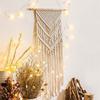 Hanging Woven Tapestry Art Decoration with Tassel for Wedding Bedroom Home Wall Decor