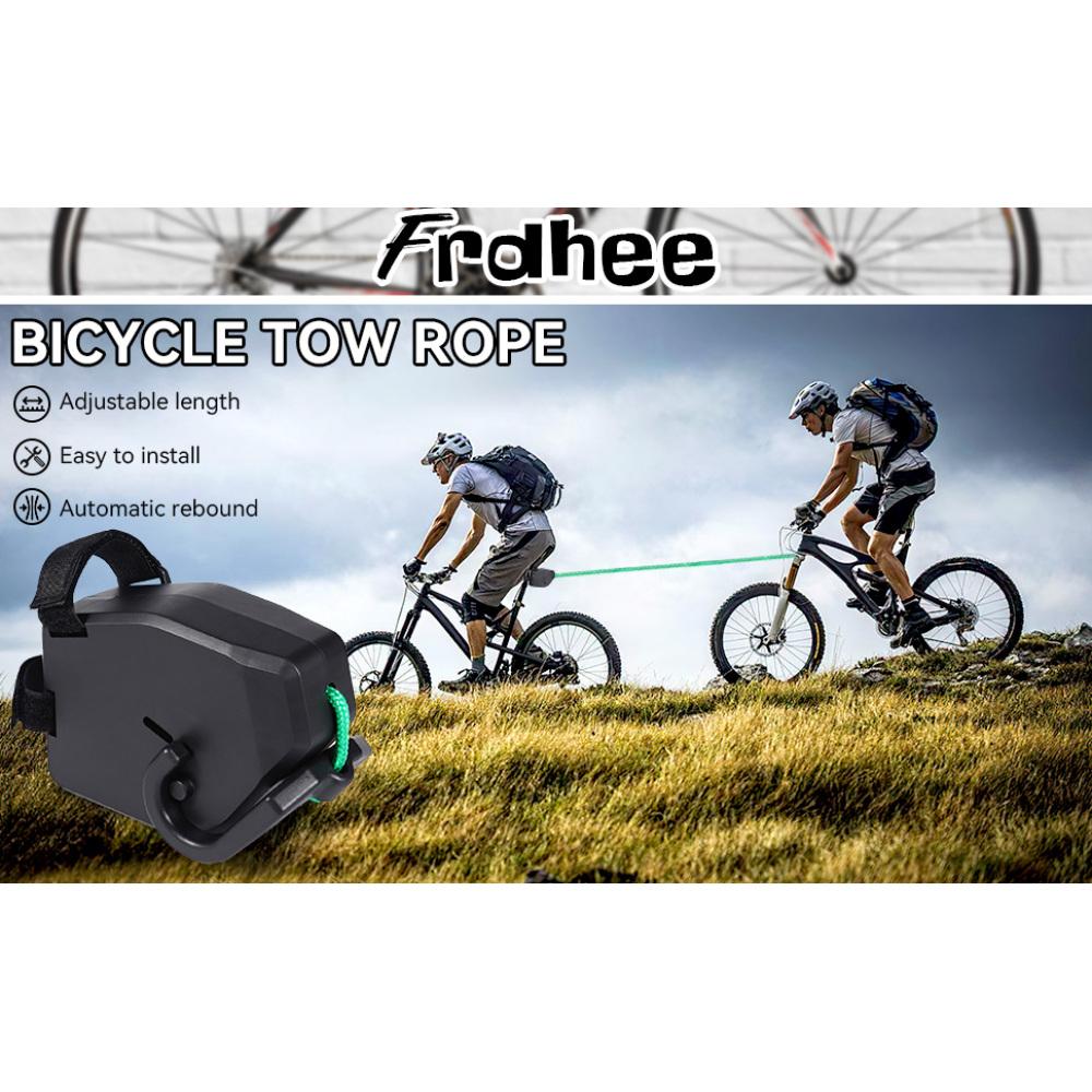 Bike Tow Rope for Children, Bike Towing System Rope for Parent-Kid Towing Straps Kids Tow Behind Bike System Secure Retractable