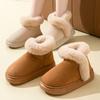 Lucyever Winter Thick Plush Pink Ankle Boots Women 2024 Faux Fur Platform Snow Boots Woman Non Slip Warm Cotton Padded Shoes