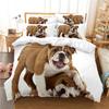 Pet Dog Duvet Cover Sets Bedclothes Bedding Set Cute Pug Single Kids Bed Sets For Girl Boy Dropshipping Home Textile Bed Linens