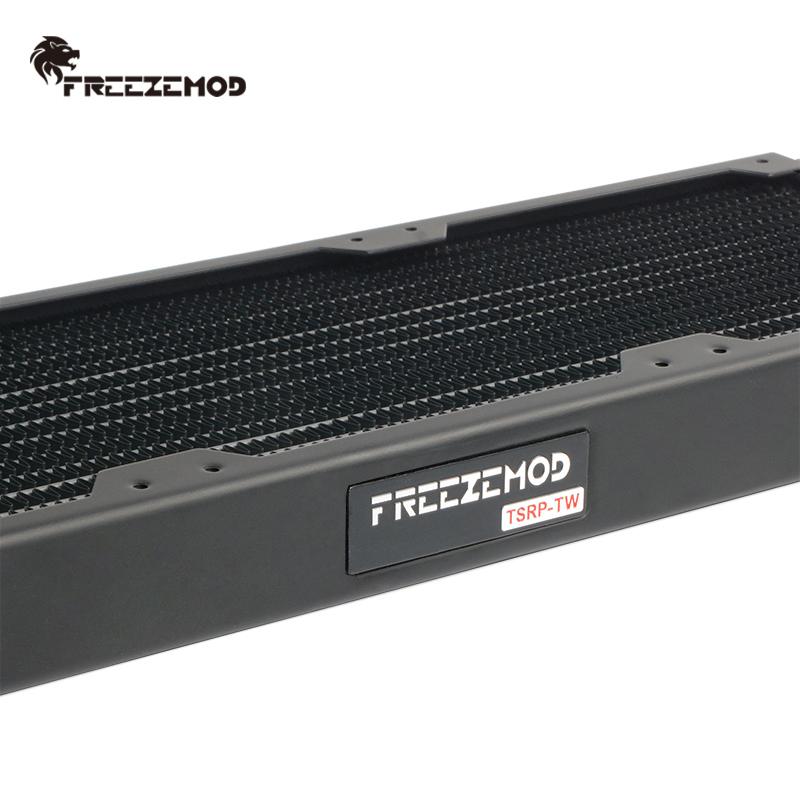 FREEZEMOD компьютерное водяное охлаждение Медный радиатор 14 плоских трубок однослойная медная пластина для 12см вентилятора. TSRP-TW360