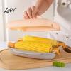 Microwave Corn Steamer Container, Food Grade PP Cooker for Baking Sweet Potato Egg Custard, Reusable Kitchen Gadget Fast Cooking Multipurpose Steaming