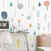 Ins Bedroom Office Baby Kids Room Trees Sapling Cartoon Mural Wall Sticker Room Decals Home Decor