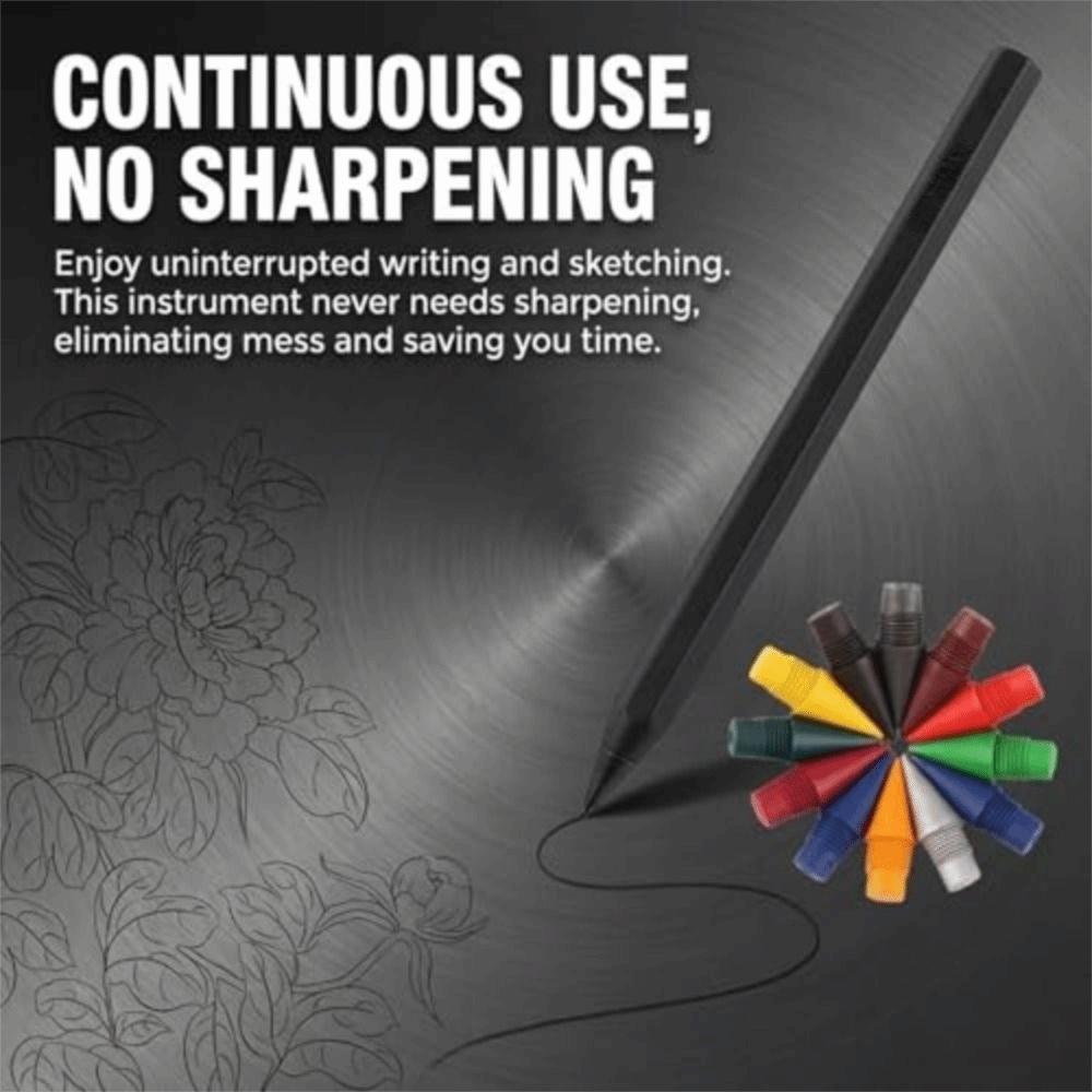 Smooth Friction Eternal No Ink Pen Reusable Writing Pencil No Ink Pencil  Painting Supplies